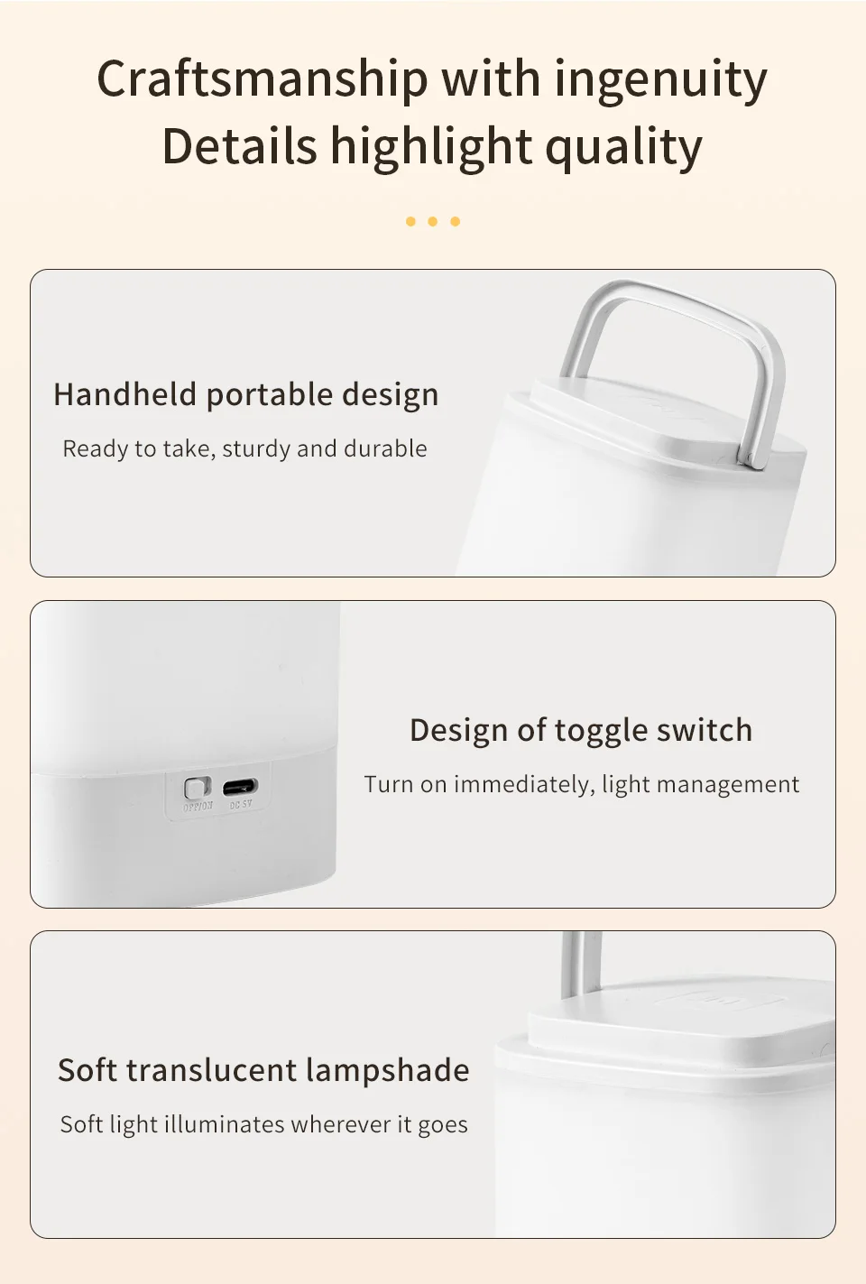 LED Night Light Bedside Rechargeable Desk Lamp Bedroom Baby Feeding Eye Protection Sleep Children's Room LightS Table Lamp