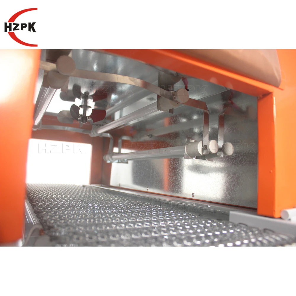 HZPK BS-260 Small Automatic Plastic Bottle Pvc Heat Thermal Shrink Film Tunnel Sleeve Labelling Wrapping Packing Machine