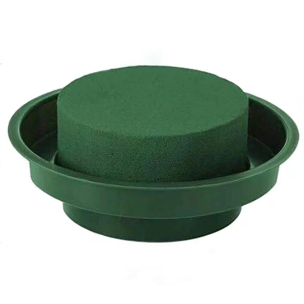 Flower Arrangement Mud Make Your Floral Arrangements Stand Out with Our Green Round Foam and Bowl Kit Professional Quality