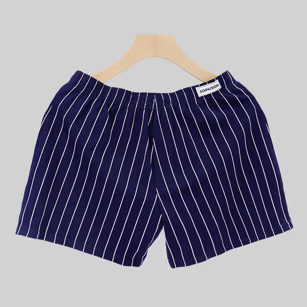 Men's Stripe Patterned Arrow Pants Made from Cotton Ideal for Comfort at Home or the Beach Multiple Color Variants Available - Image 2