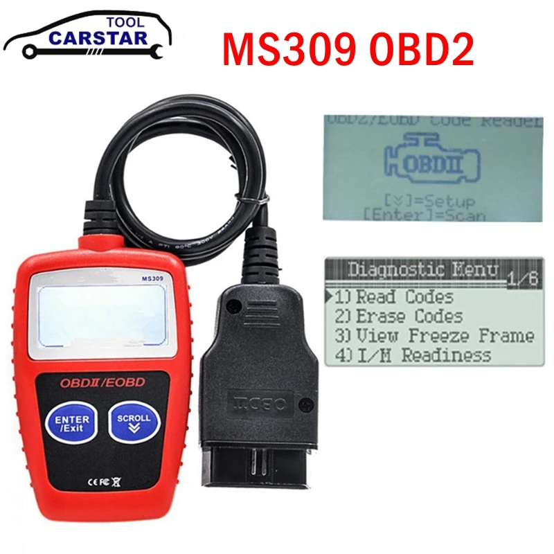 

New MS309 Car Fault Code Reader Accurate Engine Diagnostic Scanner Tool Read & Erase Fault Code View Tool