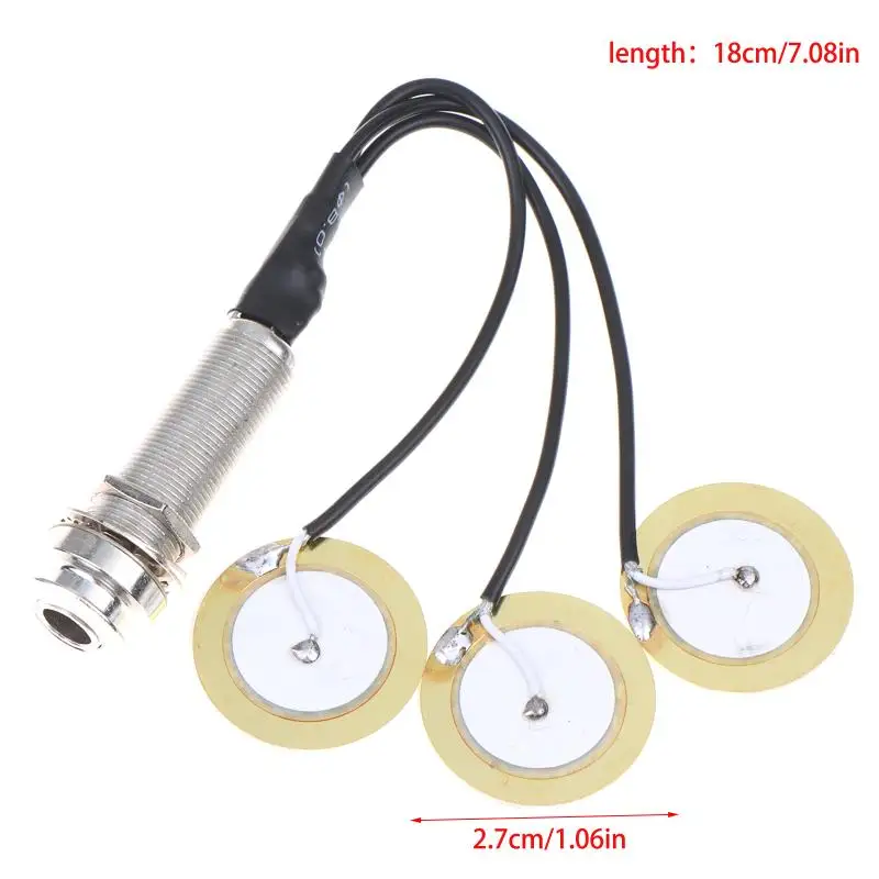 High Performance Piezo Contact Microphone for Professional Sound Quality