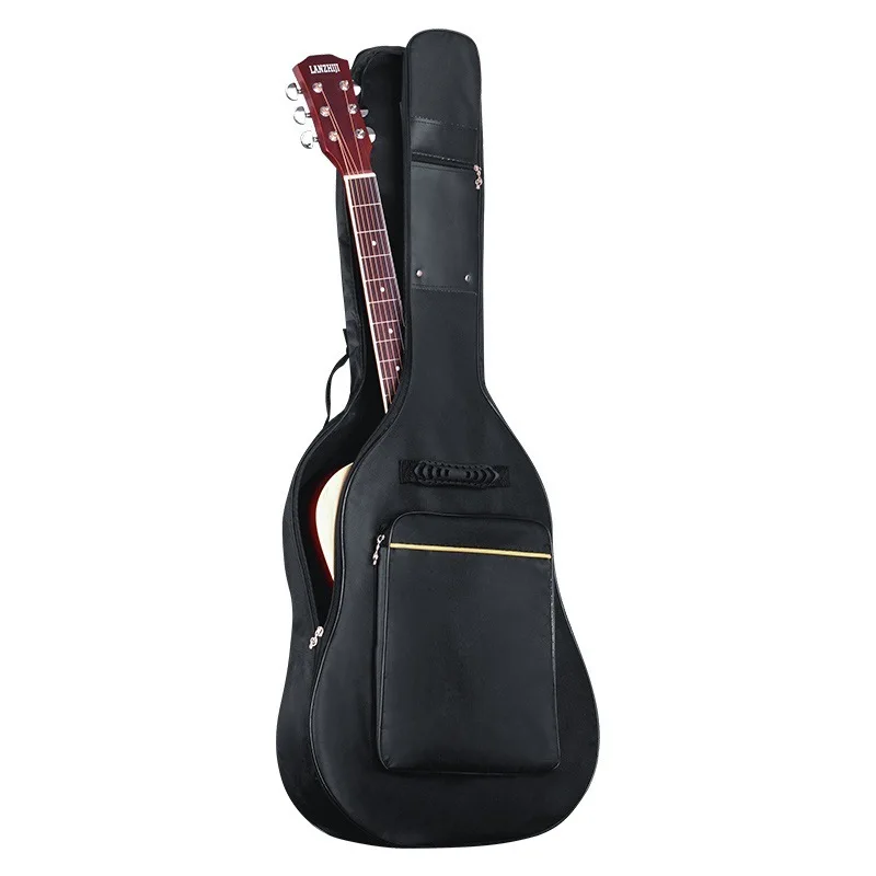 

40-41 дюймов сумка для гитары с хлопковой подкладкой, водонепроницаемая противоударная сумка на плечо, портативный рюкзак для гитары, аксессуары для музыкальных инструментов