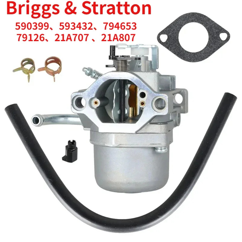 

590399 593432 794653 791266 Carburetor Kits For Briggs & Stratton 21A972 21A977 Engine