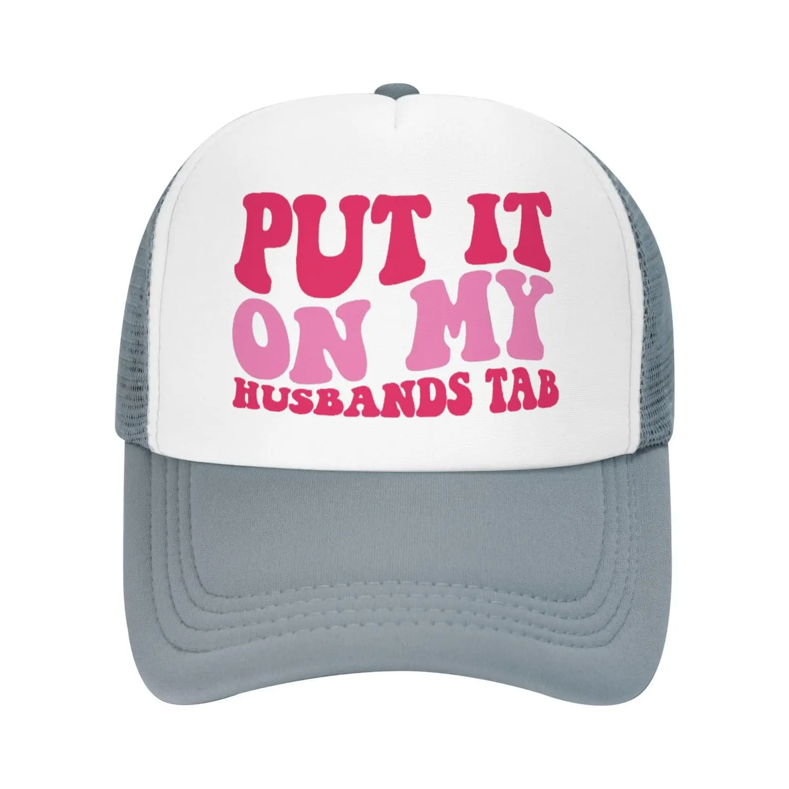 

Put It On My Husbands Tab Dad Baseball Caps Funny Adults Baseball Hat Trucker Mesh Hat Fashion Daily Wear Hat For Men Women