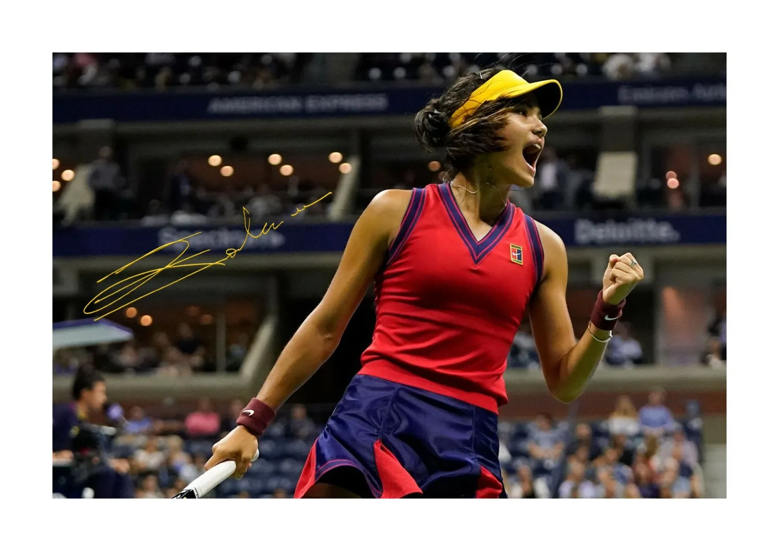 EMMA RADUCANU Signed Autograph PHOTO Fan Gift Signature Print TENNIS Posters Wall Art Rome Decoration