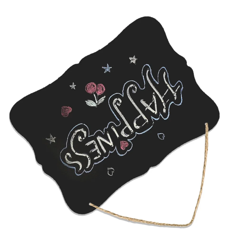 

Reusable Chalkboard Sign Double Sided Message Board for Wall Hanging Decor Display in Kitchen Restaurant Home 160207