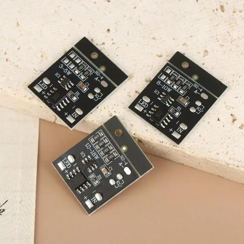 【جديد】 1/3 قطعة المصابيح الأمامية المصابيح الأمامية تحمل مصابيح التحديثية اللمس سائق لوحة عالمية 3-10 واط متوافق حتى 20 واط #3