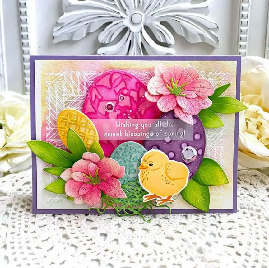Easter egg basket Metal Cutting Dies Cut Die Mold Scrapbooking Paper Knife Mould Blade Punch Stencils