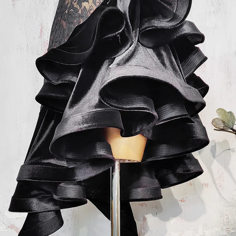 فستان مسابقة الرقص اللاتيني الجديد بدون أكمام، تنورة هيكل السمكة، ملابس نسائية جديدة عالية الجودة، حبال سامبا أنيقة #5