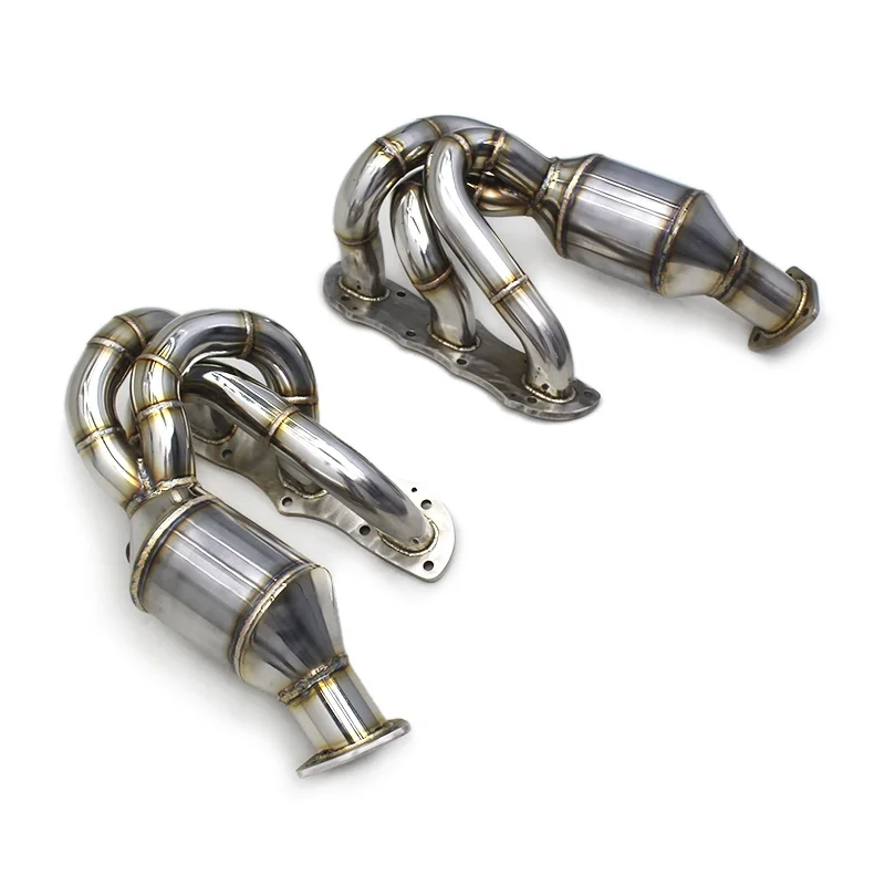 

Head Section High flow Pipes Exhaust Pipes branch downpipe Exhaust Pipe with catalyst For Porsche Boxster/Cayman 987.2