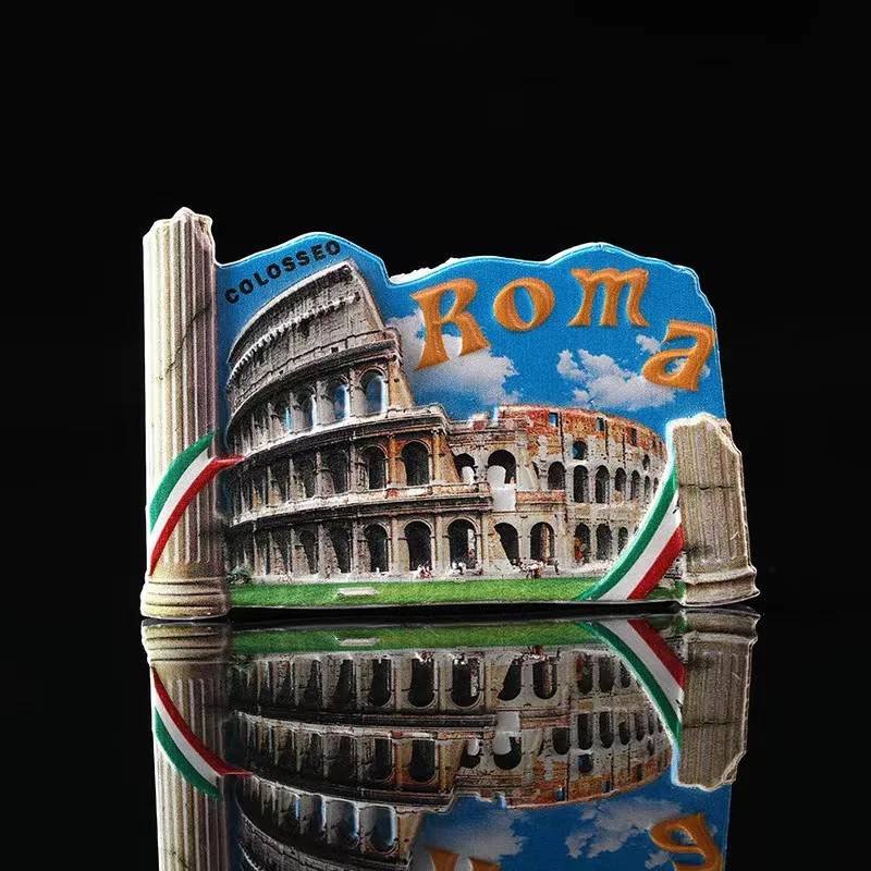 Italy Refrigerator Sticker Rome Florence Venice Vatican Tourist Souvenir Fridge Magnet Refrigerator Magnetic Stickers Home Decor