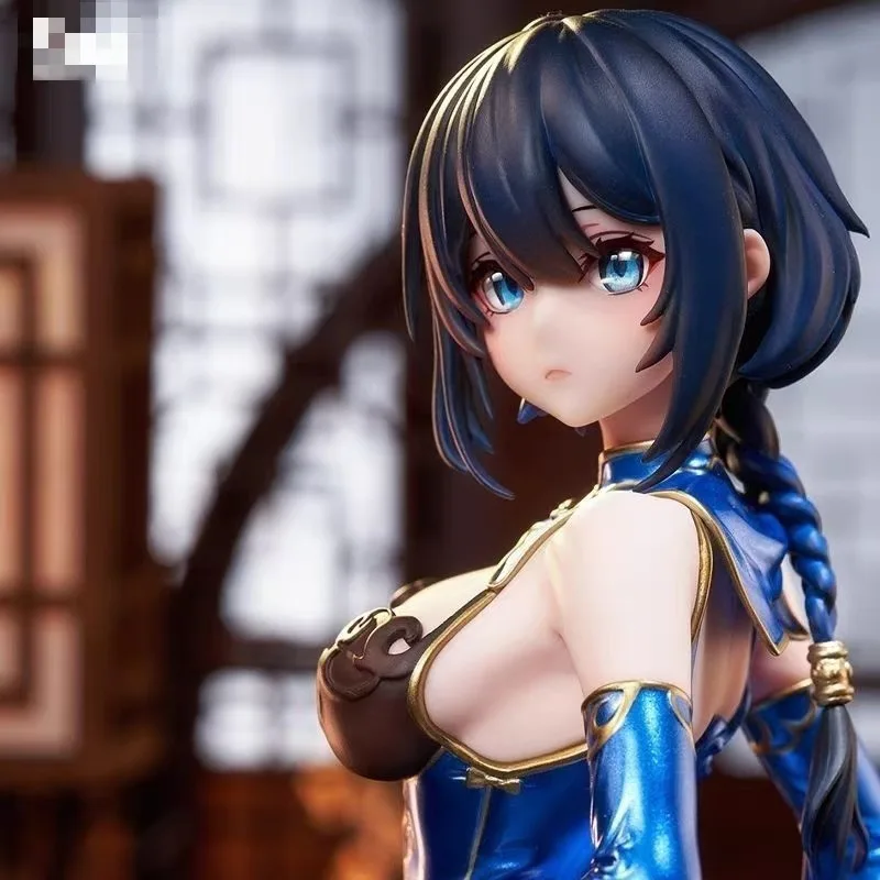 

High Quality Version 1/6 Pvc Anime Action Figure Figurine Model Cheongsam Sexy Girl Image Desktop Ornament Custom Collect Gift