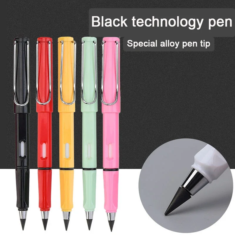 Pencil Unlimited Writing No Ink Pen Pencils For Writing Art Sketch Stationery Kawaii Pen School Supplies