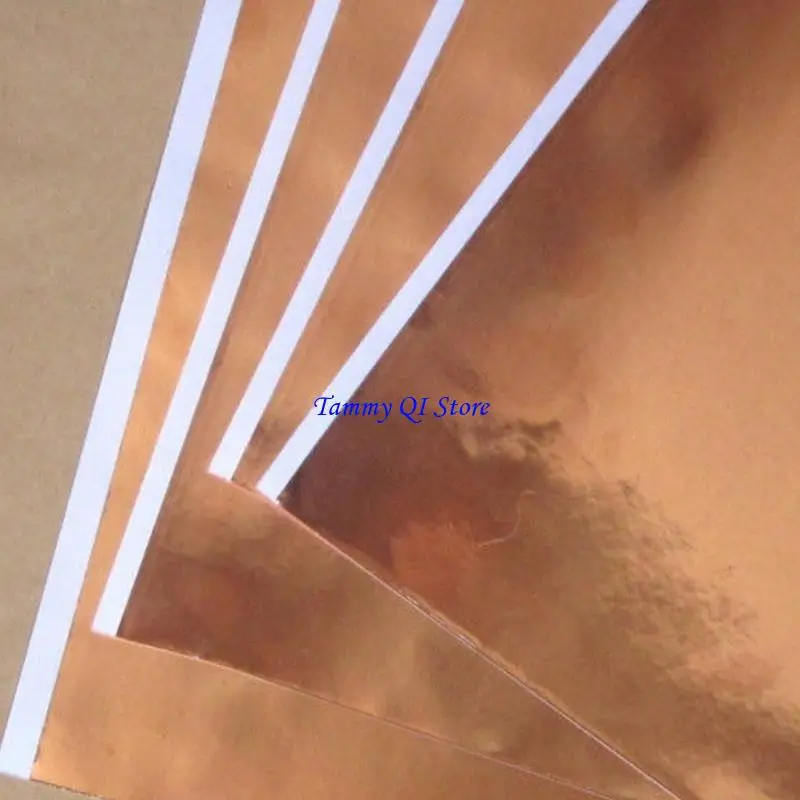 

F1FD 5Pcs Adhesive Shielding Tape Single Sided Conductive Copper Tape Electric Guitar Copper Foil Tape Guitar Accessories