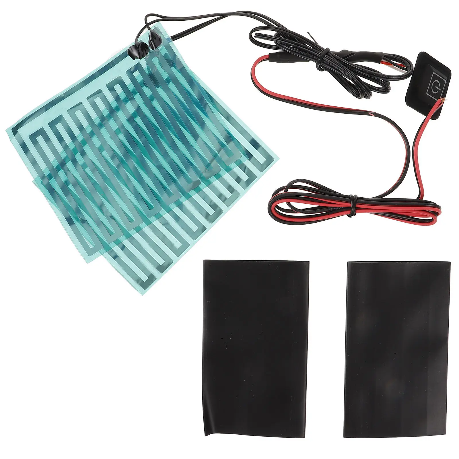 

1Pcs Motorcycle Heated Handlebar Pad Electric Heating Handle Cover 12V Waterproof Flame Retardant Heating Handle Cover