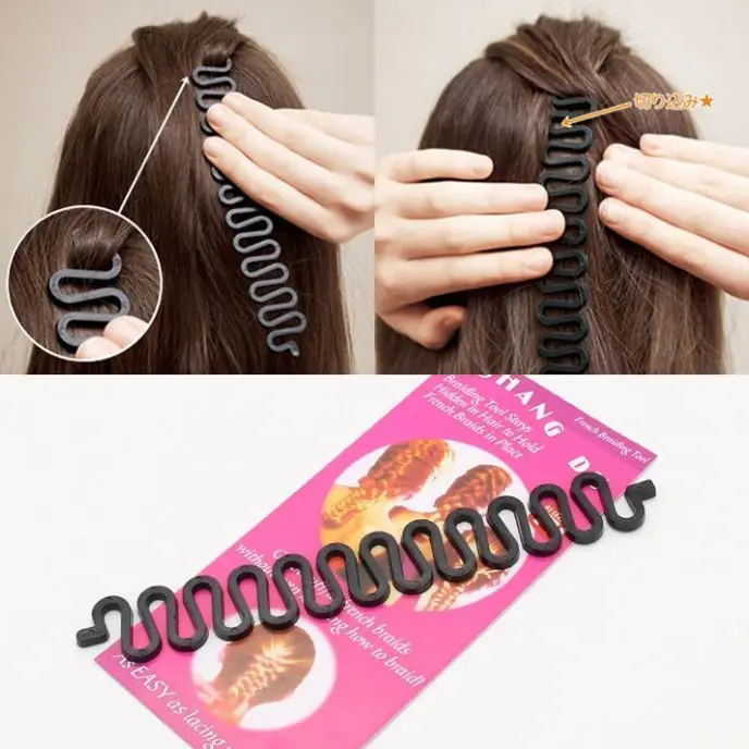 New Type Of Fishbone Braid Hair Braiding Tool With Coiled Hair, An Adult Automatic Hair Braiding And Tying Tool, A Centipede