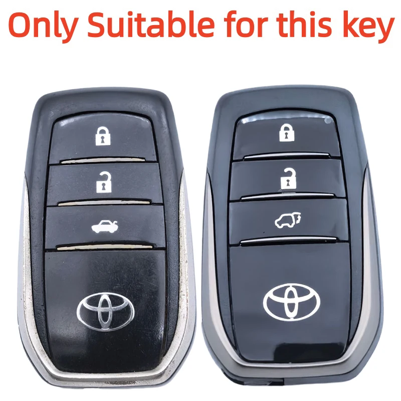 New Silicone Car Remote Key Case Cover for Toyota Corolla Hatchback Cross Yaris Cross Prius Hilux Land Cruiser LC200 LC250 LC300