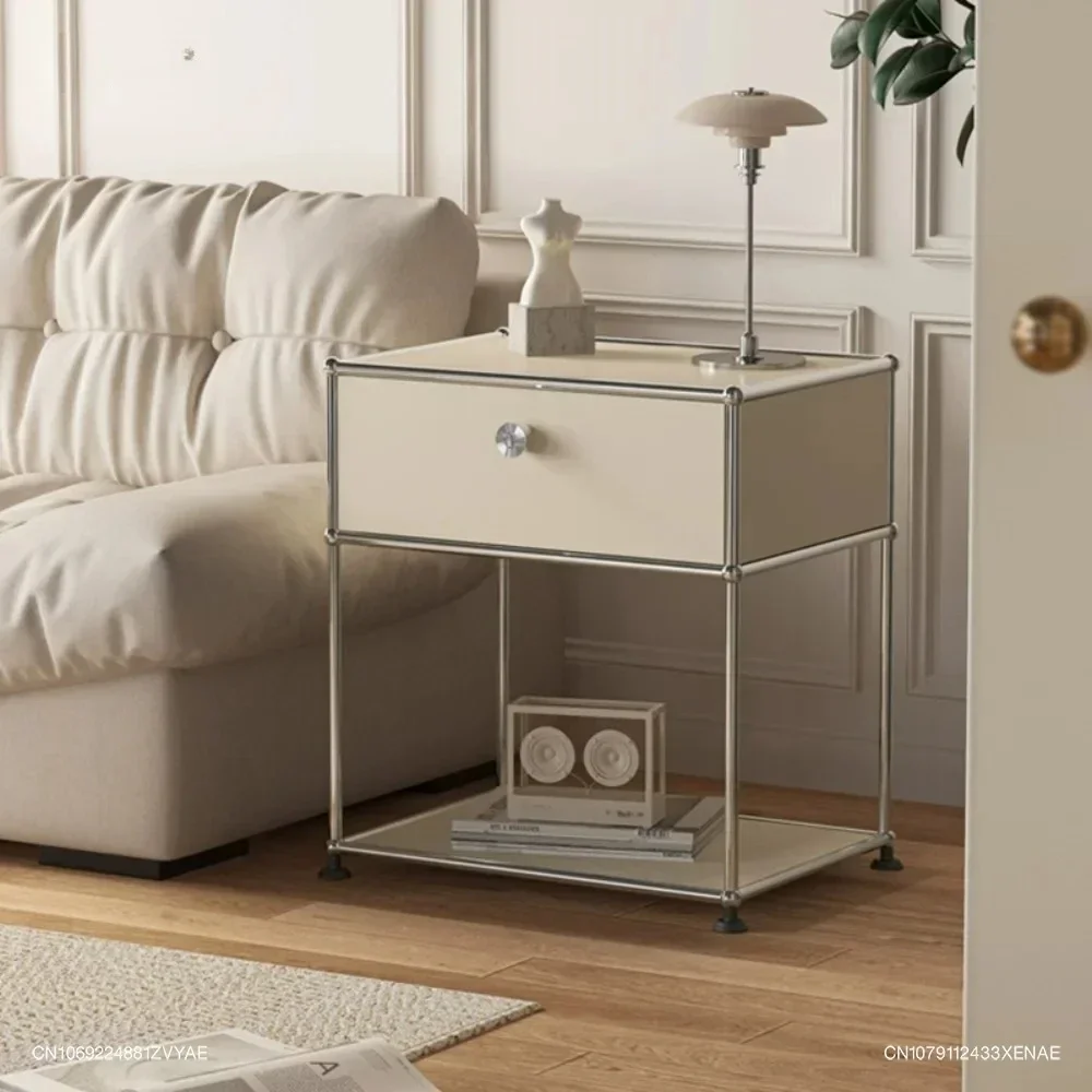 Luxury Bedside Table Nightstand Minimalist Modern Modular Holder Nightstands For Bedroom Small Nuit Cabinet Furniture