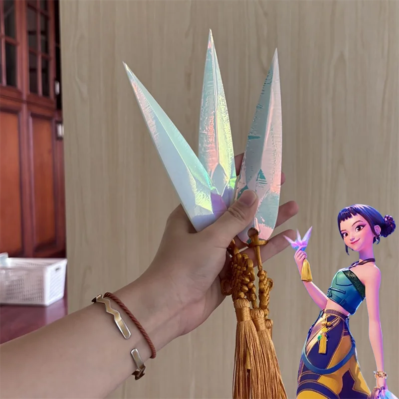 

K-Pop Anime Demon Hunters Zoey Zoe Weapons Cosplay Prop Costume Devil Accessory Handmade Halloween Ornaments Party Gift Roleplay