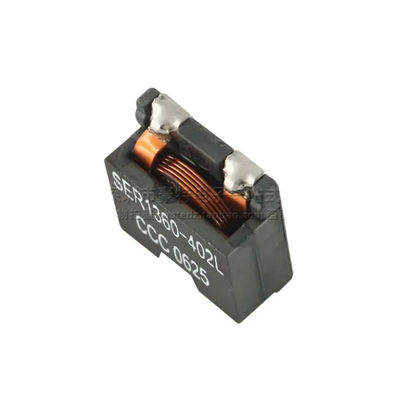 2pcs/ SER1360-402L Imported SMD Flat Copper Coil 4UH 9.4A High Current Power Inductor Filter