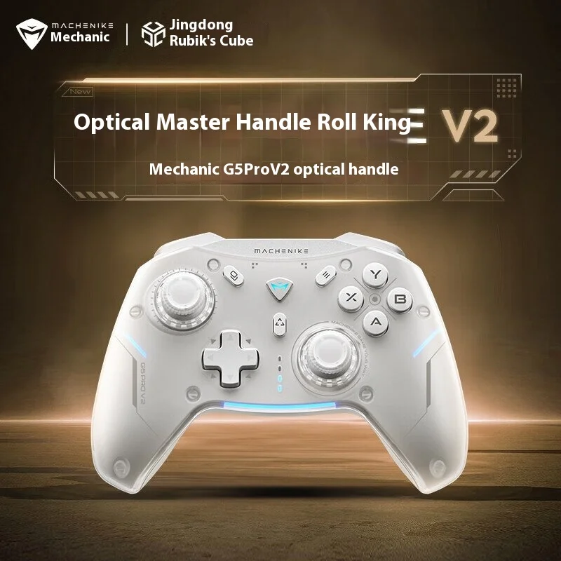 New Machenike G5 pro V2 Three-Mode Optical Gamepad Collector\'S Edition Hot Swap Hall Rocker Bluetooth Trigger Vibration Ns Gifts