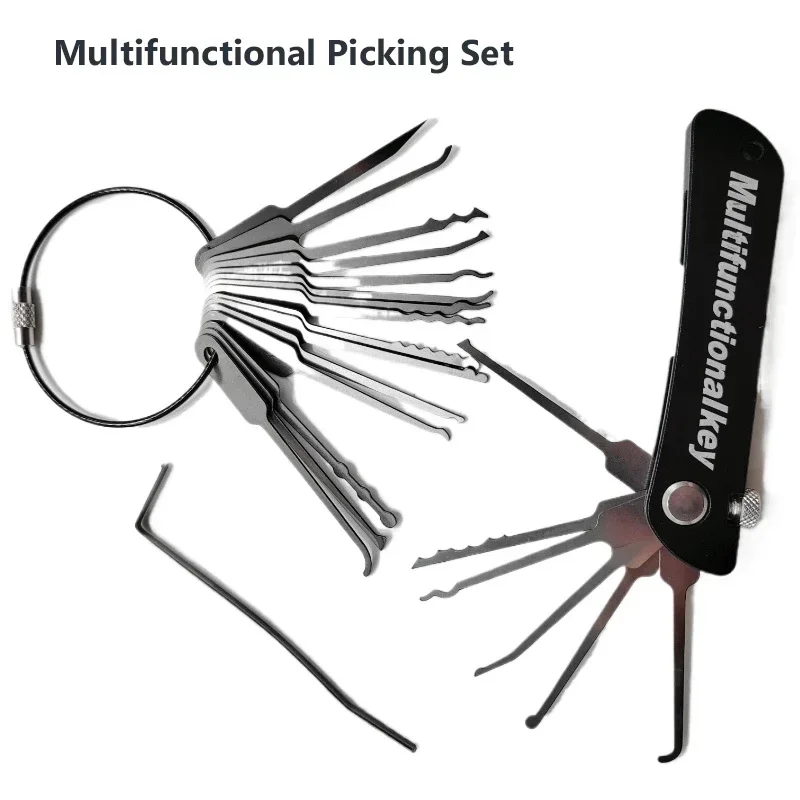 Video's over Wat is Professionele slotenmaker gereedschappen zichtbare oefenslot pick sets