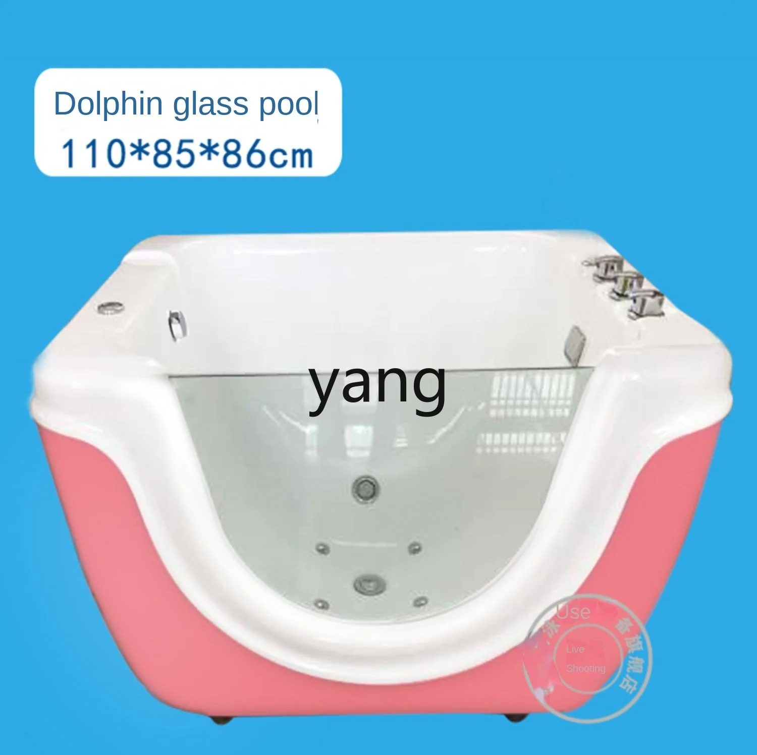 CX Commercial Children Surfing Bubble Baby Glass Bathtub Baby Swimming Pool Equipment Acrylic Swimming Pool