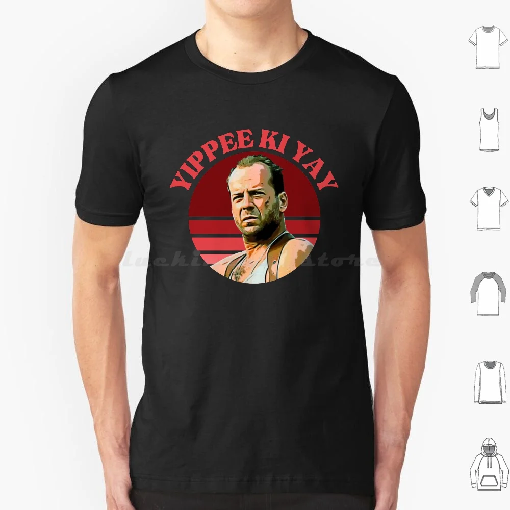 Yippee Ki Yay T Shirt Men Women Kids 6xl Yippee Ki Yay Die Hard Bruce Willis Christmas John Mcclane Funny Hans Gruber 80s