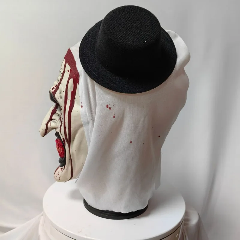 CosplayHorror Pennywise Joker máscara Cosplay aterrador espeluznante mal demonio payaso asesinos casco de látex Halloween carnaval fiesta disfraz P