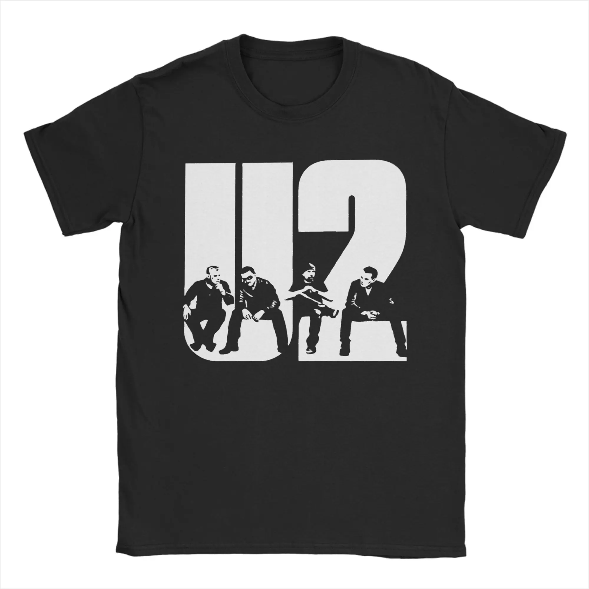

Rock Music art U2 T Shirt Summer Classic T-Shirts Cotton Harajuku Tee Shirt For Adult Short Sleeve Design Top Tees