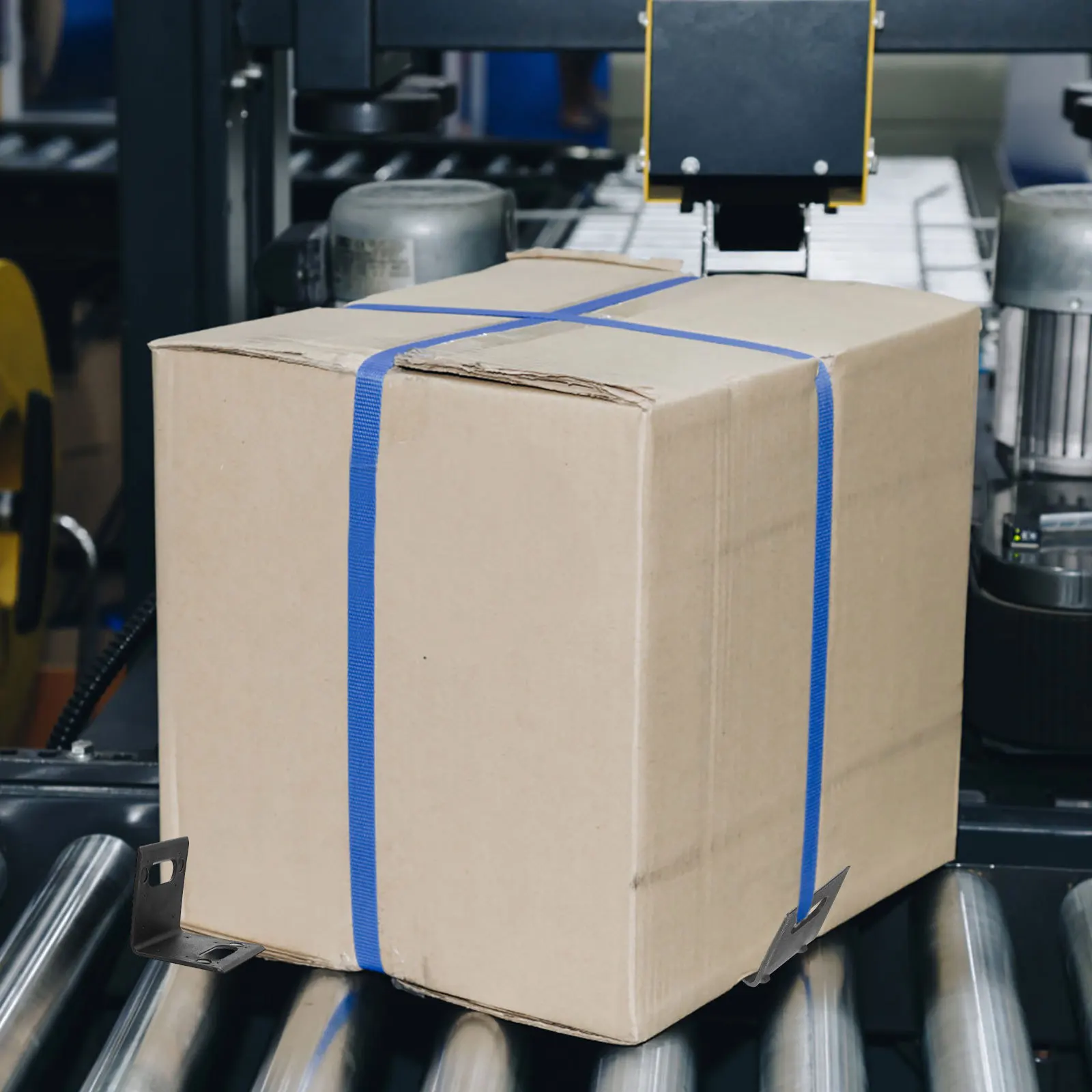 100Pcs Strapping Clips Plastic Corner Protector Durable Packaging Solution Stable Grip Hand Packaging Logistics Industry