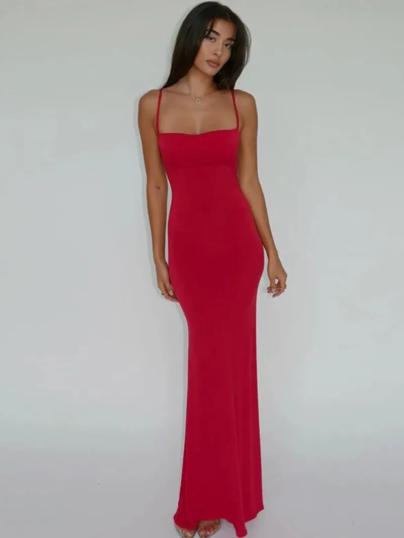 Women Party Club Evening Streetwear Birthday Bodycon Long Dress 2025 Summer Clothes Wholesale Items For Business Tops 3ADC