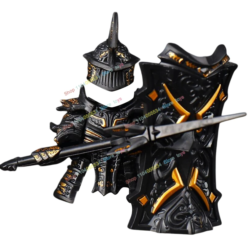 HOT Z7721 Demon Soul Tower Black Knightใช้งานร่วมกับTird Party Building Blockตัวเลขการกระทําโล่อุปกรณ์เสริมของเล่นเด็กของขวัญ