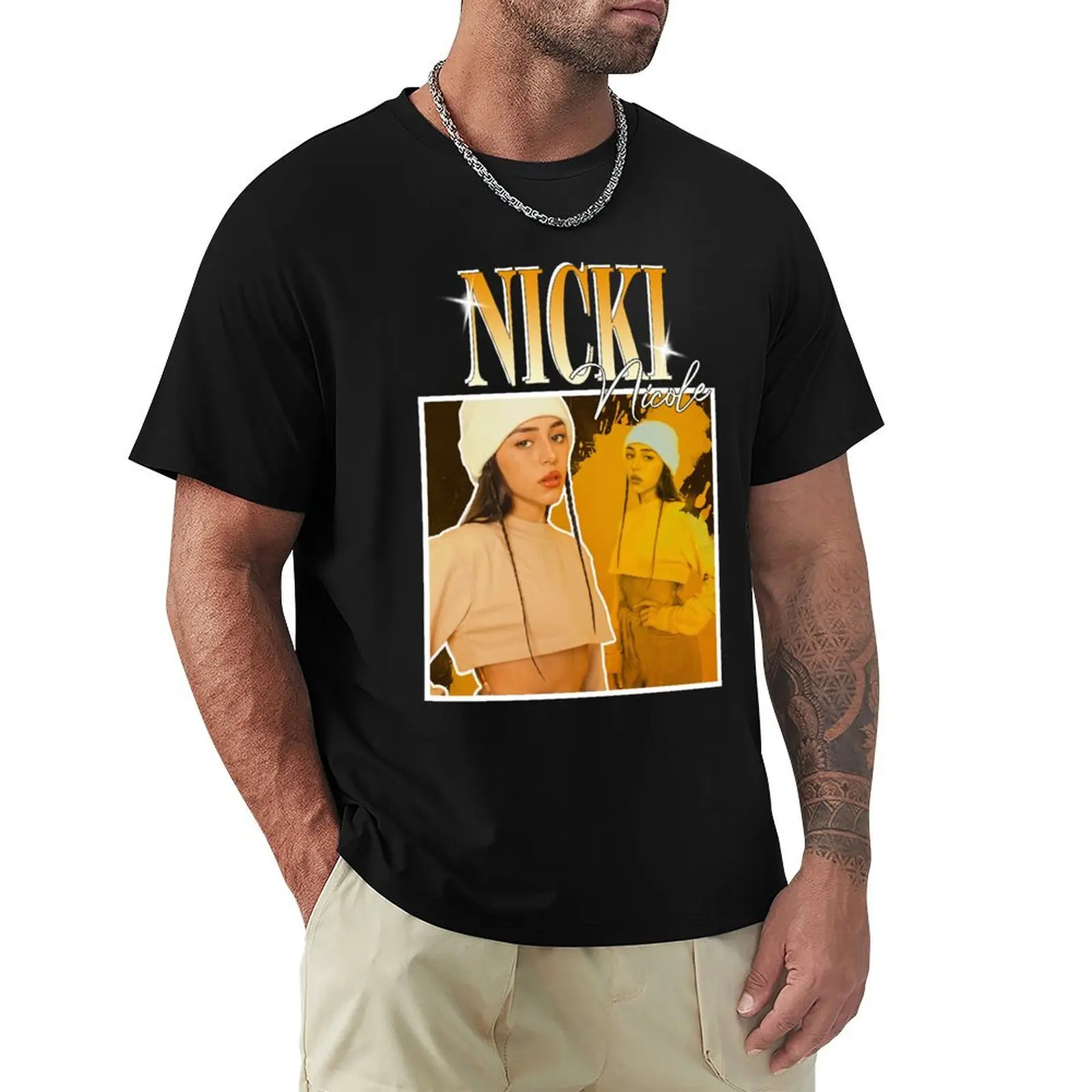 Camiseta deportiva básica que absorbe la humedad para hombre, el mejor regalo de Nicki Nicole