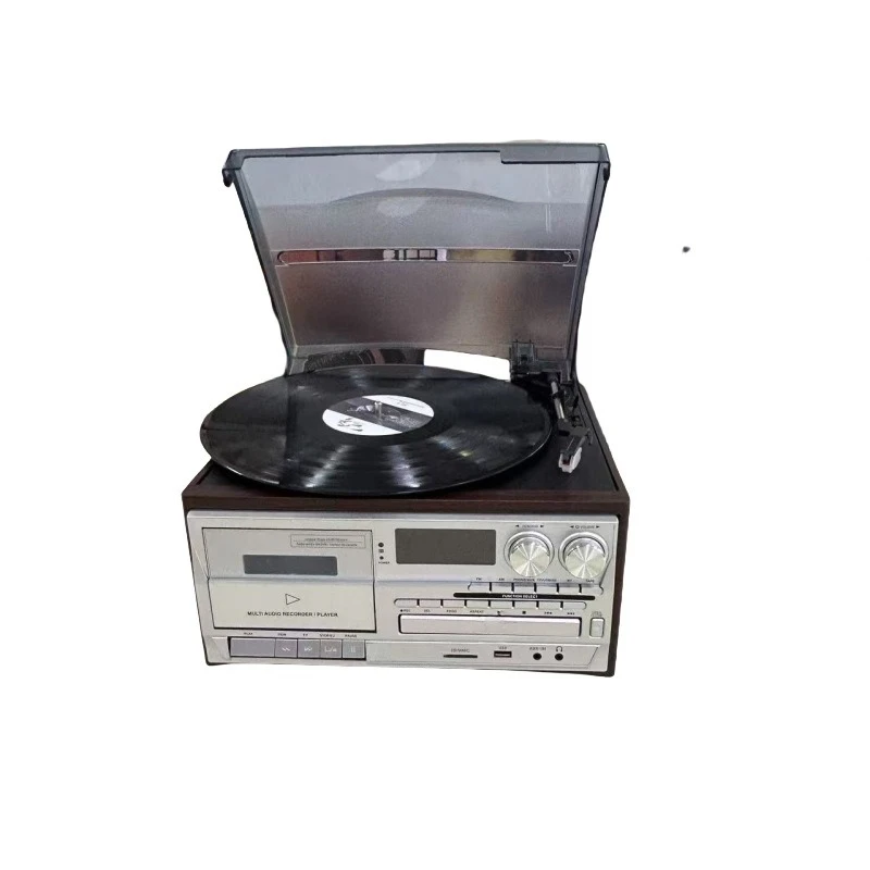 

Vintage vinyl CD player Vintage tape FMAM radio desktop