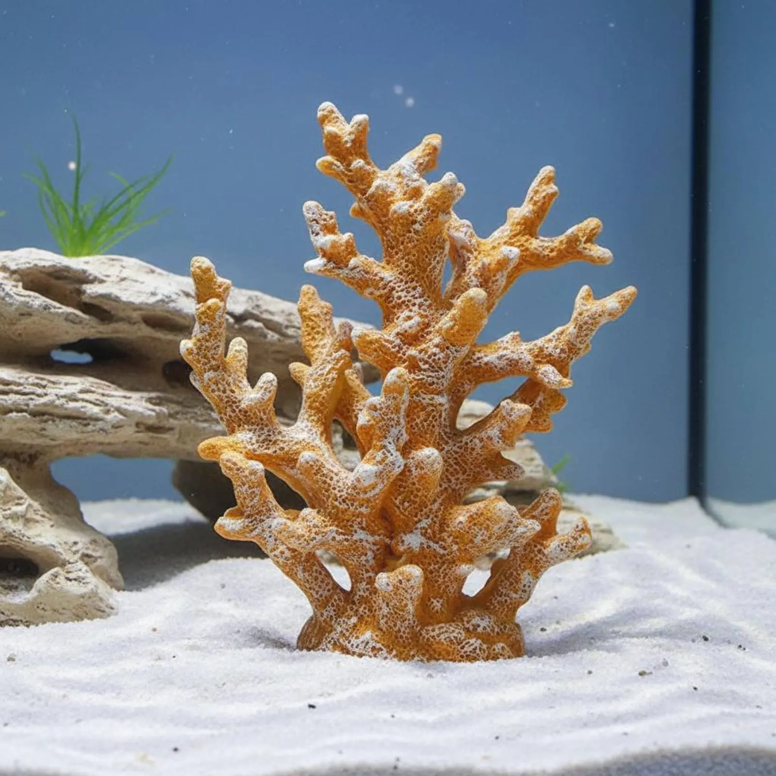 Decoración artificial rama oceánica resina acuario – Bajo mantenimiento - imagen 4