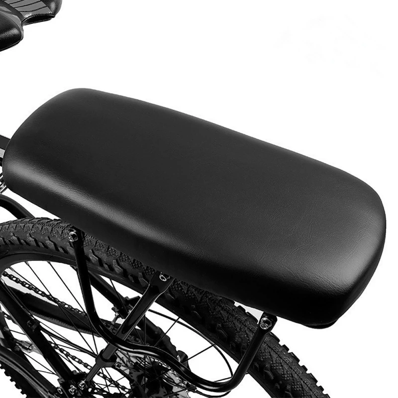 AliExpress New Bicycle Back Seat Cycle MTB Mountain Bicycle PU Leather Soft Comfortable Cushion Bike Rear Rack Seat Children Back Seat Pad