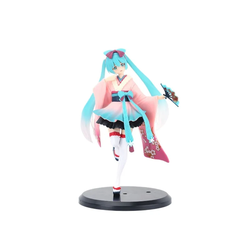 Fairy Tale Wonderland Miku Hatsune Matcha Parfait Anime Girl Statue Desktop Car Decor Wholesale Bulk - view 5