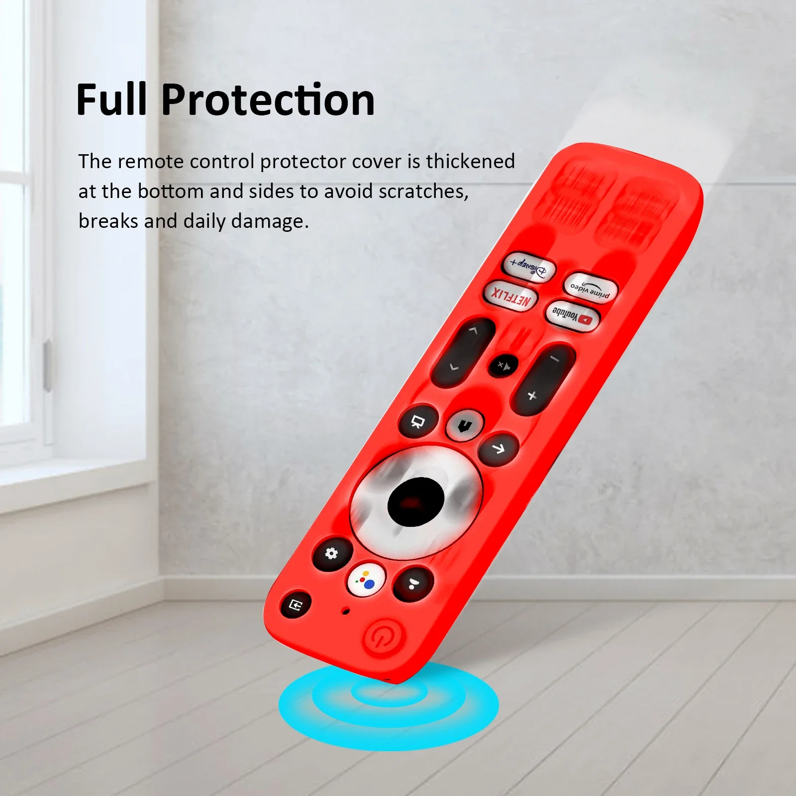 MECOOL KD3 Remote Controls Silicone Protective Case Anti-Slip Shockproof and Dustproof Protective Cover for Household Hotel Use