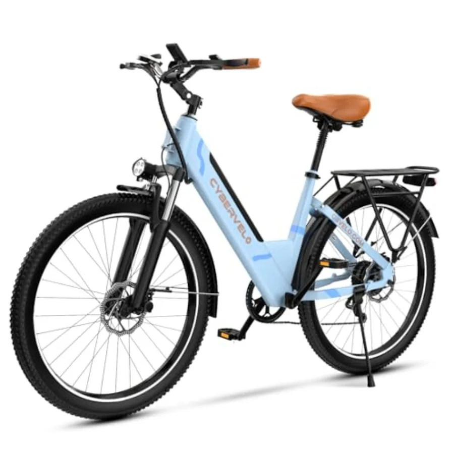 

Electric commuter bike for adults, aluminum alloy frame, black, 20MPH speed, 70-mile range, 750W motor, 26-inch wheels, 48V rem