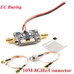 10M-8GHz RF Amplifier Board Broadband Gain Amplification Low Noise Medium Amplifier Module Gain 12dB For FM GPS WIFI SMA