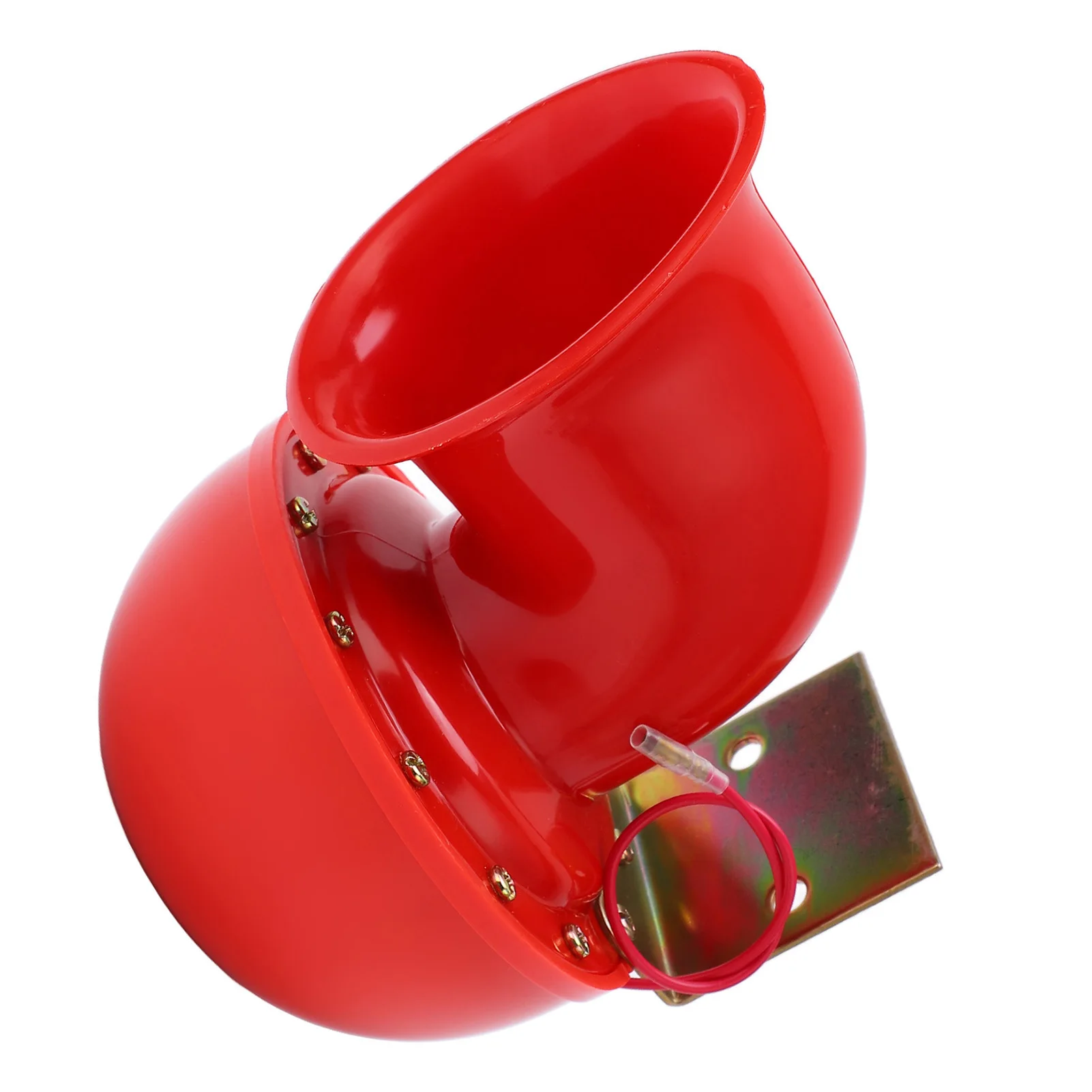 Car Horn 150db Red Air Horn Electric  Horn Cow Sound Metal Horn for Truck Train Boat Motorcycle Car Electric Air  Horn view 5