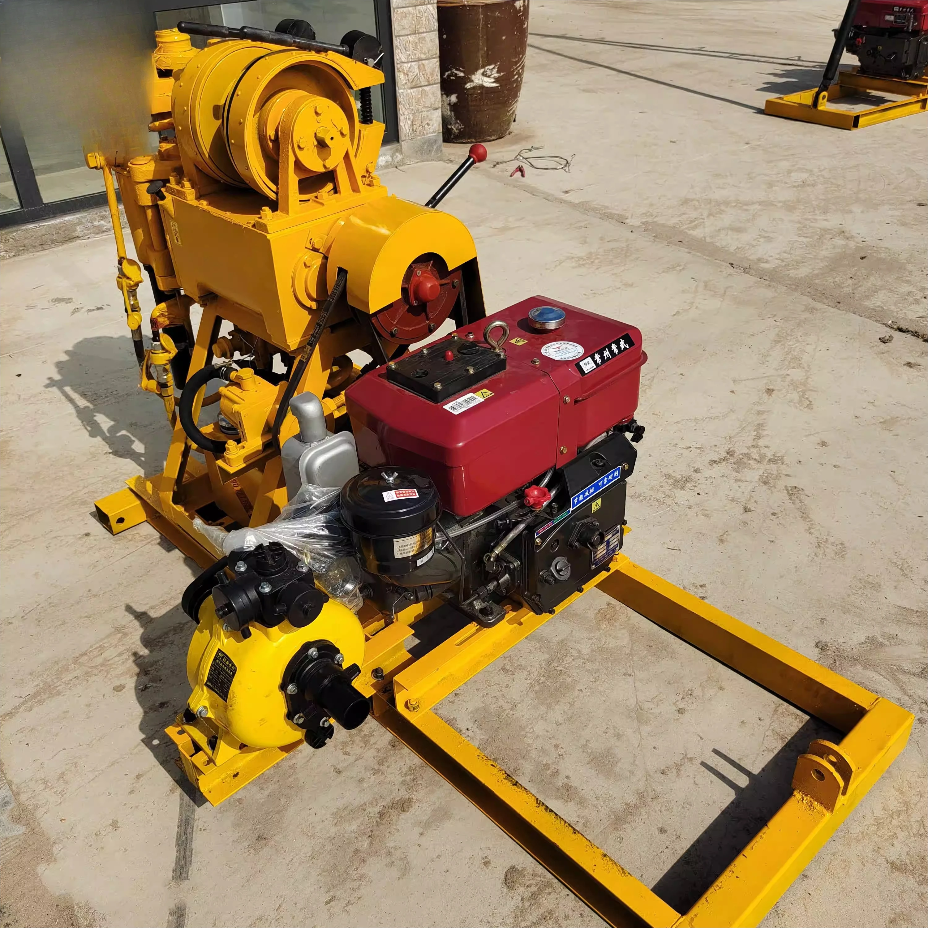 Portable drilling rig 60 meters depth small exploration drilling rig, geological exploration rock drilling equipment