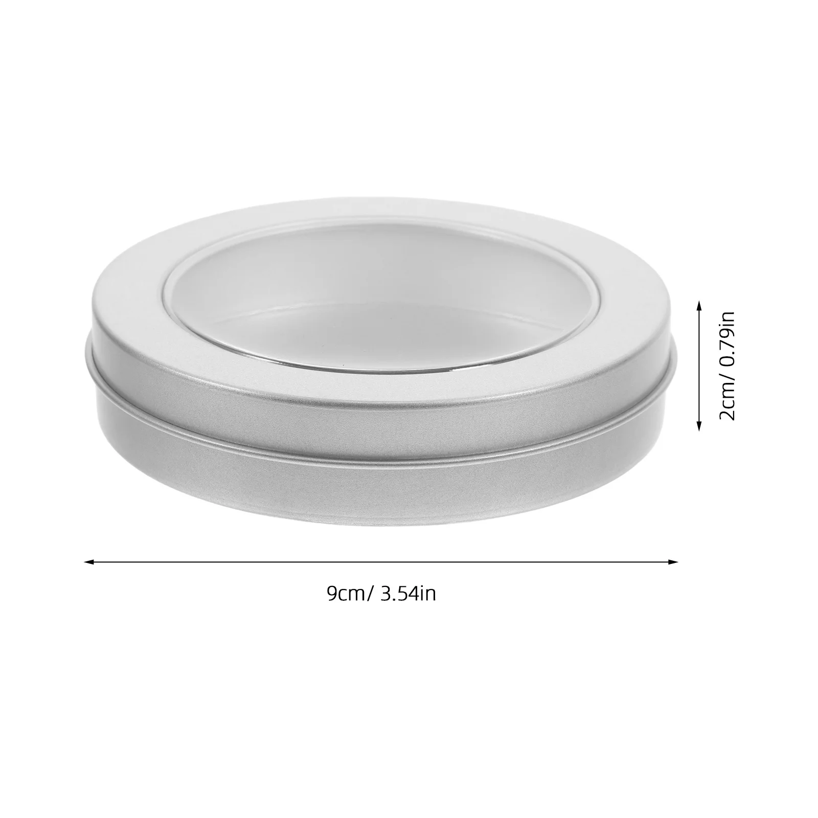 4 шт., круглые жестяные коробки для хранения сахарных блинов, портативный многофункциональный контейнер для конфет, печенья, домашний упаковочный чехол