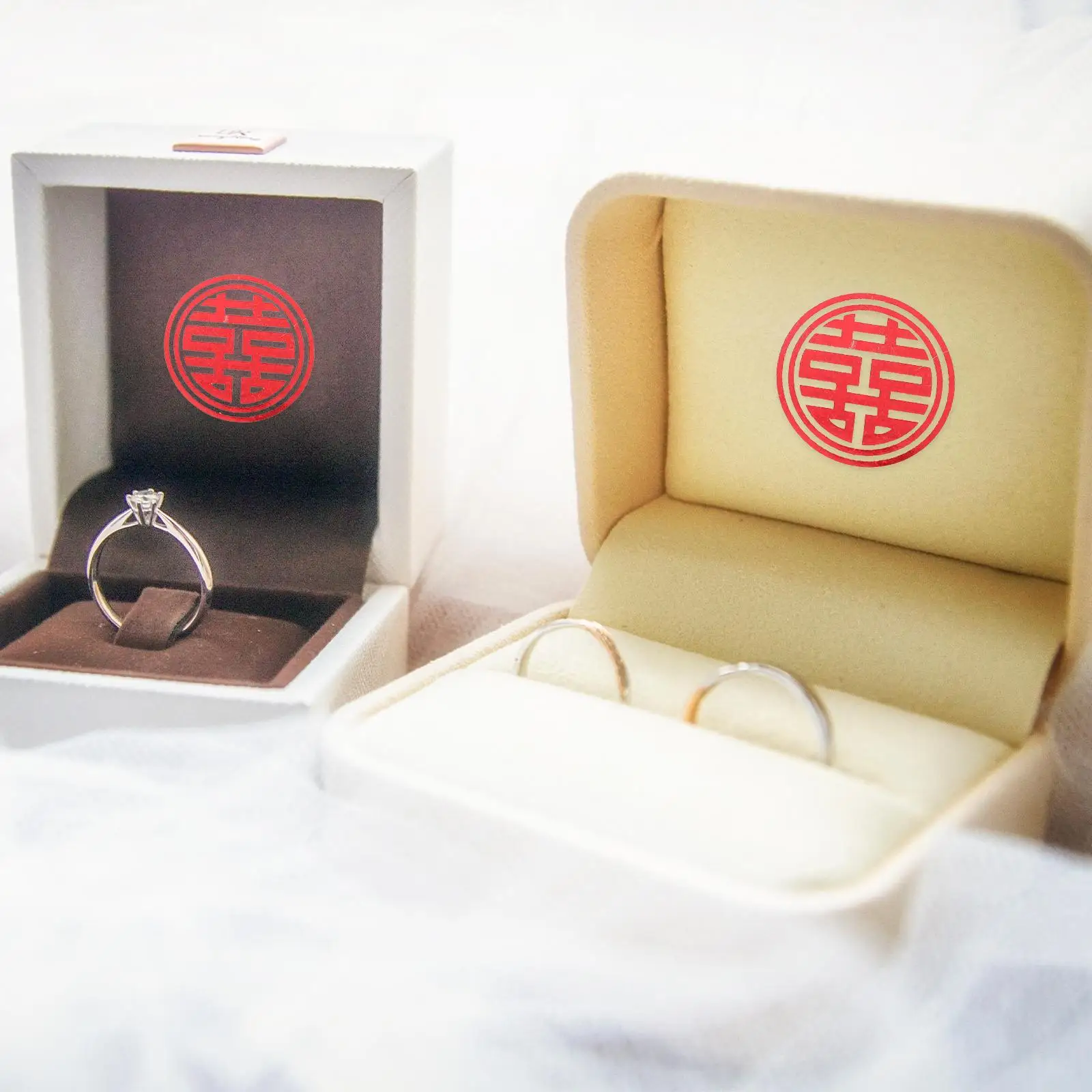 10 Sheets Wedding Card Happy Word Stickers Retro Decor Decorative Door Candy Red Decors