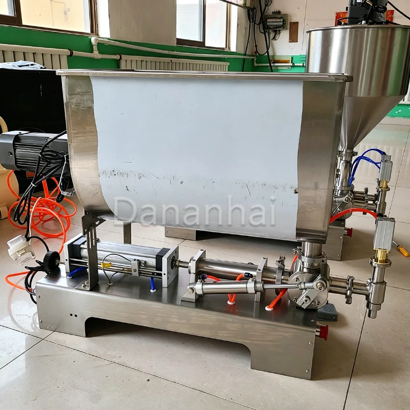 

Small Semi-Automatic Horizontal Filling Machine Single Head Paste Liquid Filling Mixer Factory Price for Business Needs