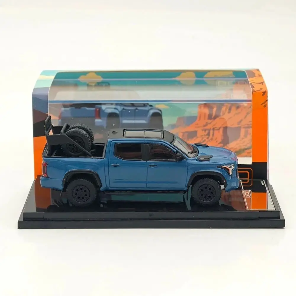 GCD 1/64 Tundra TRD Pro Pickup Truck Blue Diecast Model Car Limited Collection