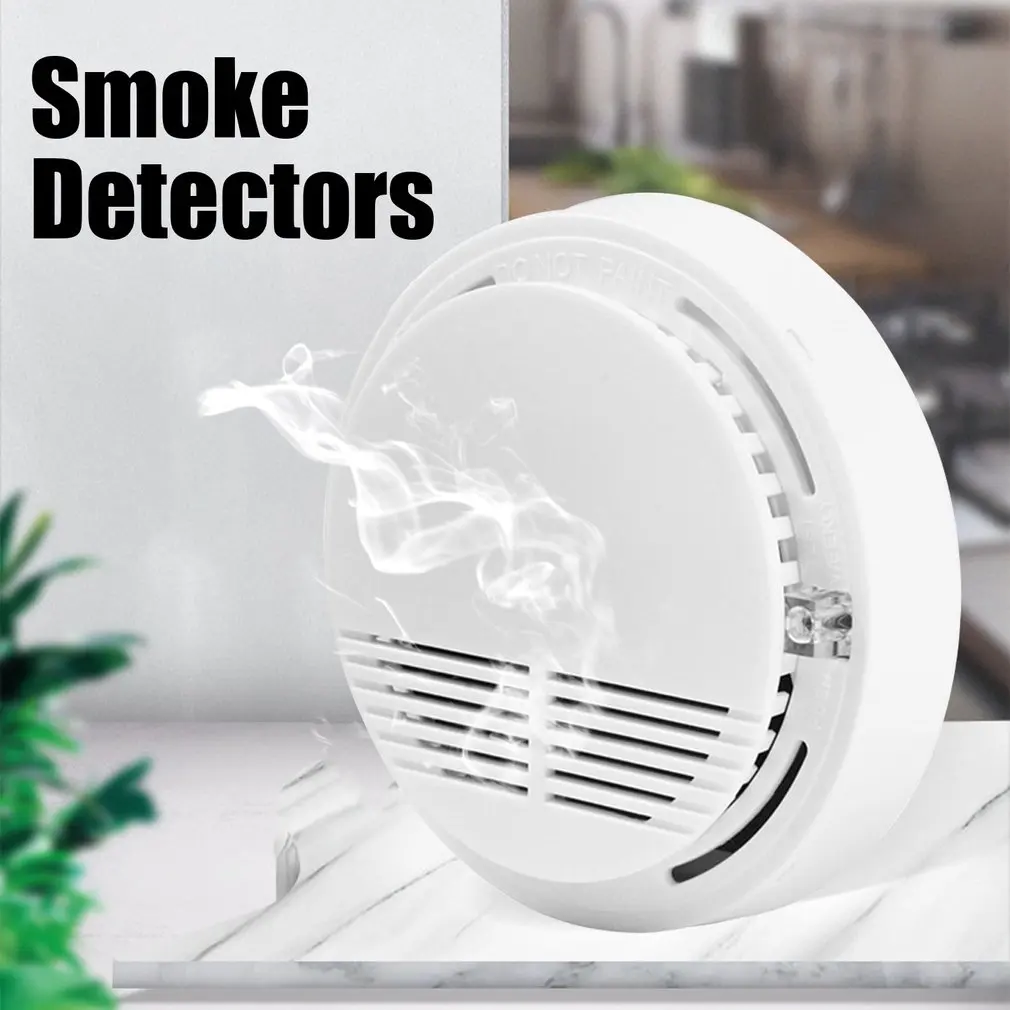 New Smoke Detector Fire Alarm Smart Home Security Protection Sensor 85db Alarm Decibel ACJ168 Smoke Concentration Detecter