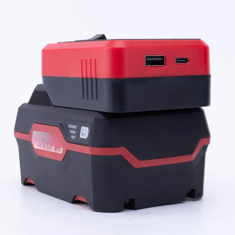 Cordless Mobile Power Bank Adapter for Lidl Parkside X20V TEAM Battery Indoor and Outdoor Use Wear/USB TYPE-C(NO Battery )
